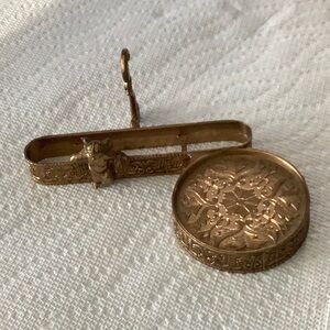 Vintage Brass Cup and Saucer Stand